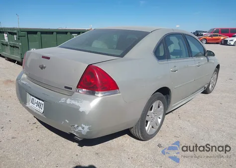 2012 Chevrolet Impala Lt из США, поврежденный, VIN 2G1WG5E3XC1308915